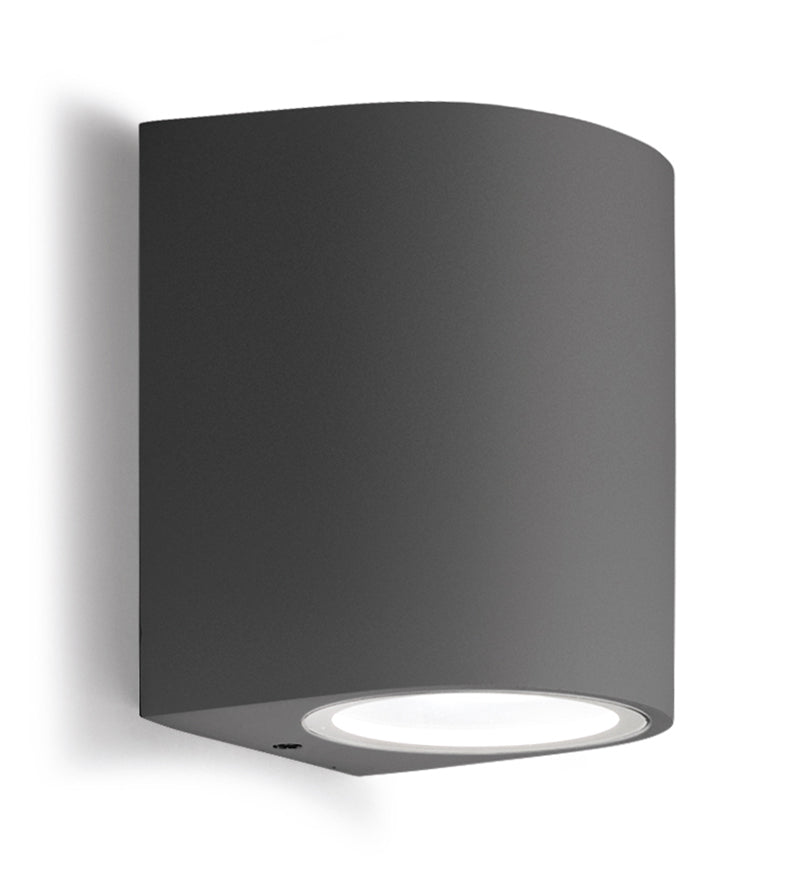 GEALUCE Applique cilindro in alluminio bianco-antracite-marrone IP44 1-2XGU10 non incl. GEALUCE Applique cilindro in alluminio bianco-antracite-marrone IP44 1-2XGU10 non incl.